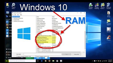 how to check this laptop's ram slot in windows 10